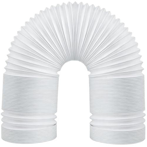 FUBININA 80' Portable Air Conditioner Hose, AC Hose with 5.9' Diameter, Anti-Clockwise Thread AC Exhaust Hose for Portable AC Vent Replacement Tube Compatible with LG Air Conditioner Part