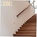 Hoement 304 Stainless Steel Stairway Hardware Handrail Holder Wall-mounted for Wooden Metal Glass Handrails