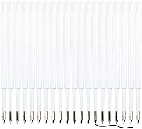 HLPHA 20 Pieces Ballpoint Pen Refills Black Ink 1.0mm Medium Point Smooth Writing Pen Refills Replacement Gel Ink Refills for Retractable Ballpoint Pen School Office Supplies