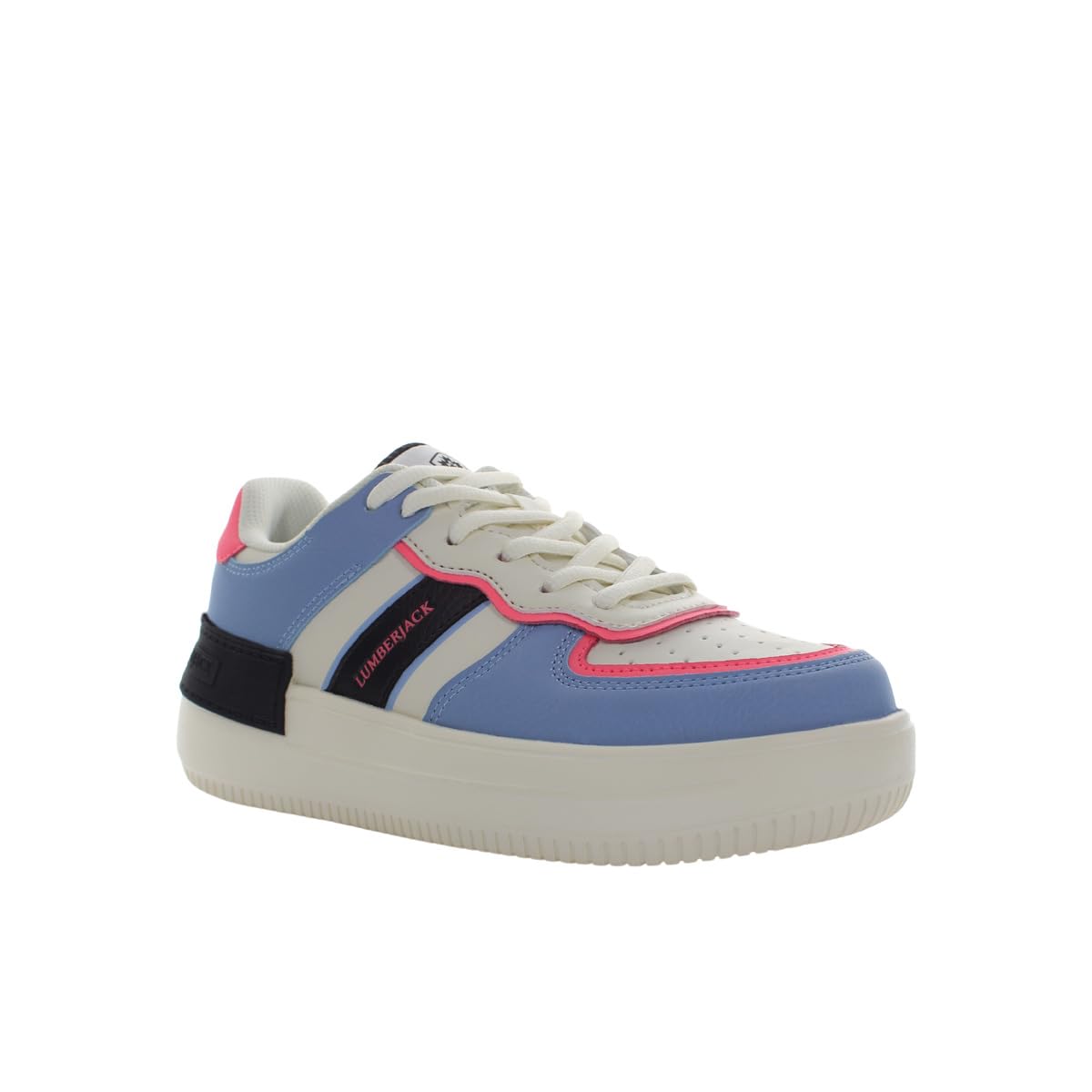 Lumberjack Freya Women's Lace-Up Shoes, Lt Blue White Black, 7 UK
