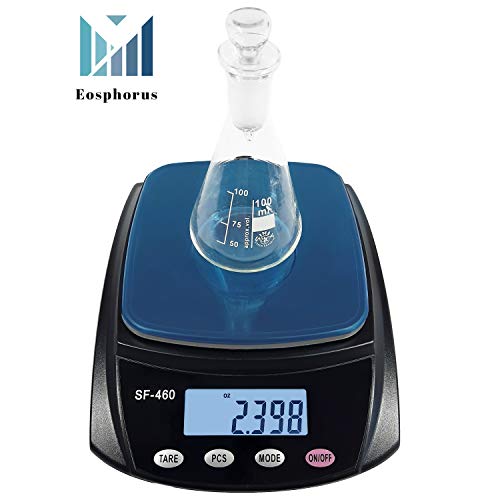 image for Eosphorus 600 g (21 oz) / 0.01 g Digital LCD Scale Lab Analytical Bala