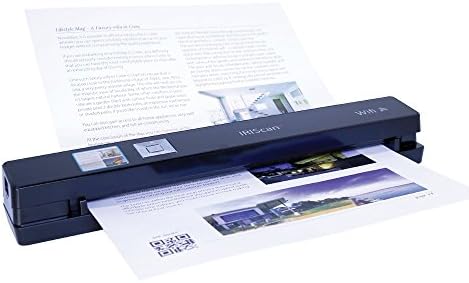 Scanner Portable IRIScan Anywhere V6Pro | 15ppm Duplex | Batterie & WiFi | Logiciel OCR PDF Inclus | Pour Windows/Mac