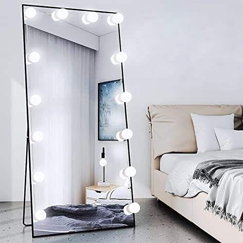 Chende Hollywood Style Led Vanity Mirror Lights Kit, 16.4ft Dimmable Makeup Lights for Vanity, Stick on LED Lights with AC Adapter Touch Control Dimmer, Mirror Not Included