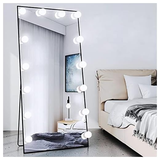 Chende 16.4ft Hollywood LED Vanity Lights Kit for Mirror with 14 Dimmable Bulbs, Lighting Fixture Strip for Makeup Vanity Table Set in Bedroom, Dressing Room, Mirror Not Included (14 Bulbs)