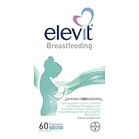 Elevit Breastfeeding Multivitamin with Iron, Omega 3 and Vitamin B Complex to supports Mum's Increased Nutritional Needs, Energy and Immunity, 60 Count