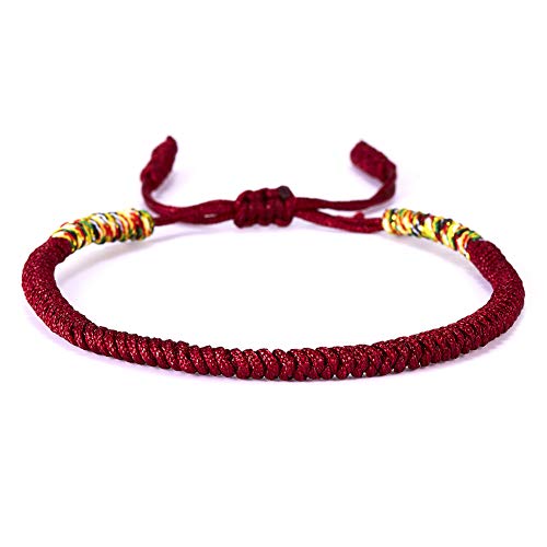 Milehouse Fashion Bangle Bracelet For Girls Women, Men Handmade Knot Braided Rope Bracelet Adjustable Lucky Bangle Jewelry - Dark Blue #TOP7