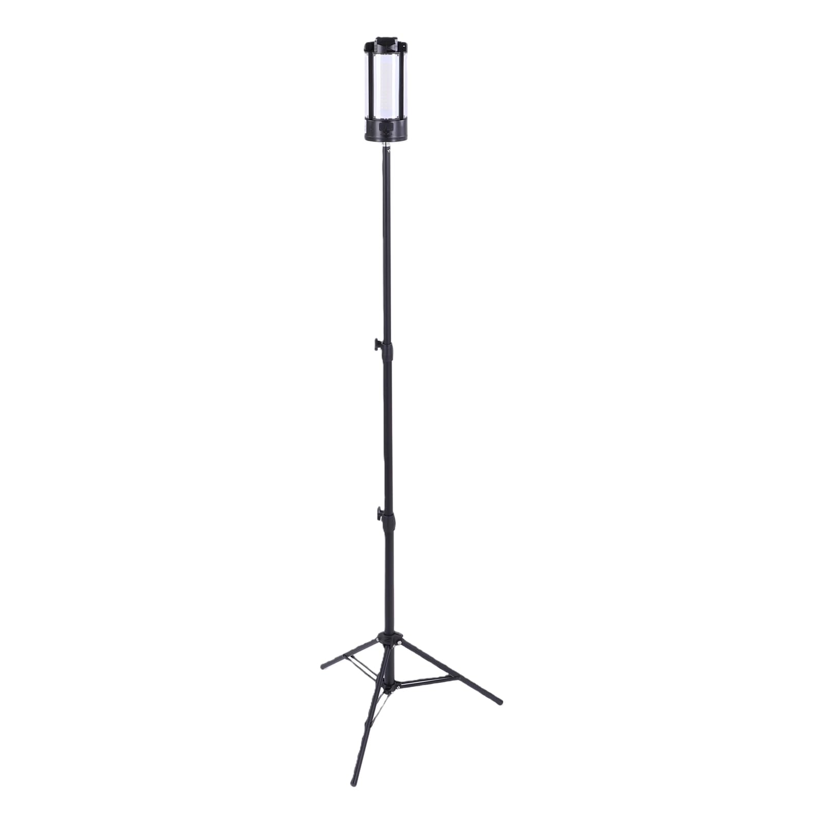 Luocute Luce da Campeggio Ricaricabile con Supporto, 4 Pannelli LED Regolabili 4100LM 6000K Lanterna Portatile Dimmerabile, con Base Magnetica Treppiede per Tenda da Campeggio di Emergenza