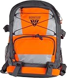 WORKTEAM WFA407 Mochila Alta Visibilidad 20L Ripstop con Compartimento Antirrobo y Reflectantes Naranja A.V.