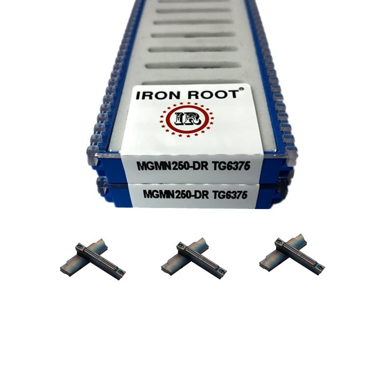 Inserto de carburo MGMN250-DR TG6375 templado para el torneado de metal de máxima resistencia