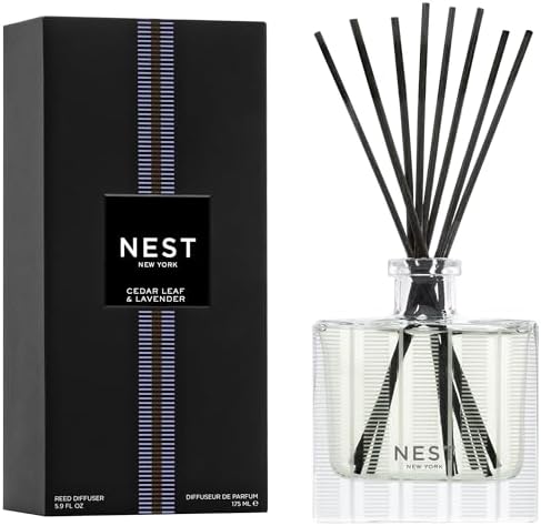 NEST New York Reed Diffuser, Cedar Leaf & Lavender - 5.9 fl oz - ...