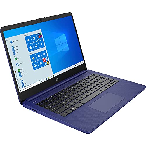 Image of 2021 Newest HP Premium 14-inch HD Laptop, Intel Dual-Core Processor Up to 2.8GHz, 16GB RAM, 64GB eMMC Storage, Webcam, Bluetooth, HDMI, Wi-Fi, Blue, Windows 10 with 1 Year Microsoft 365 (Renewed)