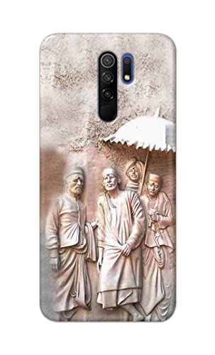 Image of Printed Hard Back Cover Case for Mi Poco M2 | Mi Poco M2 Reloaded Back Cover (Sai Baba) -1803