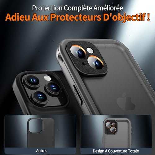 Coque antichoc pour iPhone 14 Plus protection intégrale 360 incassable - 5