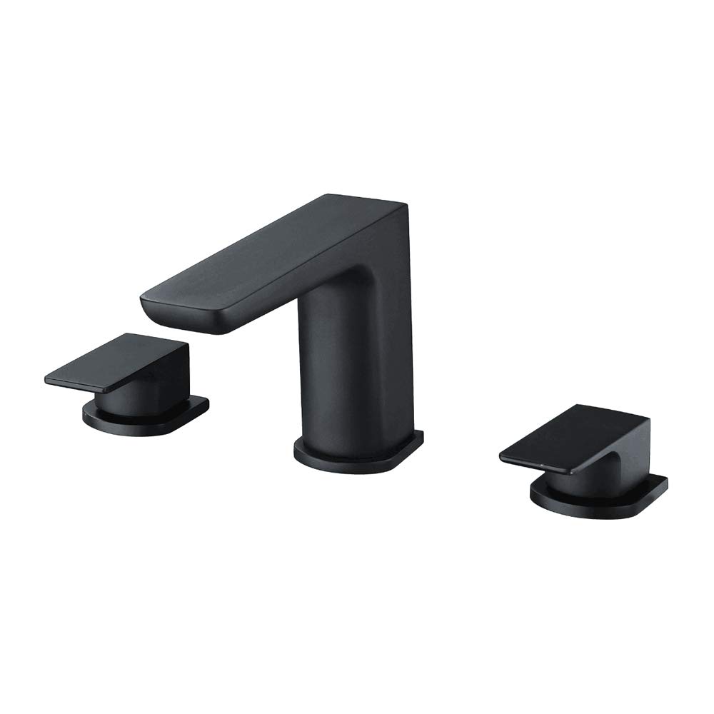 Wentworth Bathrooms Black Jt Pickfords | Hyd315k Hydro Matt Deck Mounted 3 Tap Hole Bath Filler Mixer Tap
