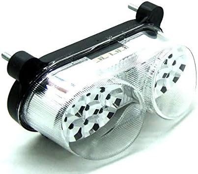 Motocycle LED Integrated Rear Running Tail Stop Brake Light Super Bright Tail Light Fit For Kawasaki 98-2002 ZX-6R ZX-9R 1998-03 Chrome Clear