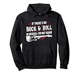 Se non c'è Rock n Roll In paradiso non sto andandando. Il regalo perfetto per il giocatore di chitarra. Per ogni papà o mamma di Rock Legend a compleanno o Natale. Divertente per le persone anziane accanto al pensionamento e suonare la chitarra