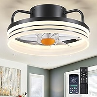 h.221 Ceiling Fan-Low Profile Ceiling Fan with Light - Modern