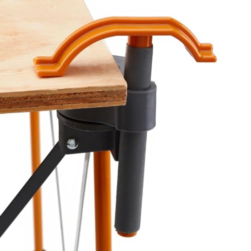 Image of BORA Centipede Panel Cutting Accessory Kit - 4 X-Cups, 4 Quick Clamps, 6 Non-Slips, 2 Hooks, Fits All Centipede Work Stands - Work Bench Accessories for Sawhorse Folding Table Applications CAK2017