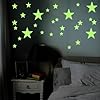 9UP-Glow-in-Dark-Star-Radium-Wall-Sticker-Night-Glow-Decorative-Wall-Luminous-Star-Sticker-Wall-Decor-Radium-Star-Sticker-for-Kids-Room-Bedroom-Pack-of-100Pcs-Green-Standard 9UP® Glow in Dark Star Radium Wall Sticker | Night Glow Decorative Wall Luminous Star Sticker | Wall Décor Radium Star Sticker for Kids Room & Bedroom (Pack of 100Pcs) (Green, Standard)