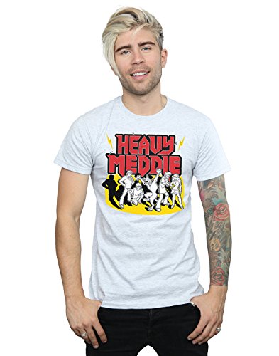 Absolute Cult Scooby Doo Men's Heavy Meddle T-Shirt Sport Grey XXX-Large