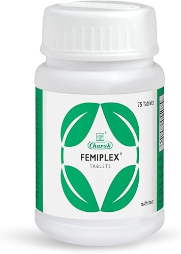 Pharma Femiplex Tablet para descarga blanca anormal en mujeres LOH bhasma, trivang bhasma, phitkari shuddha, hirabol, mandur bhasma, nagkeshar