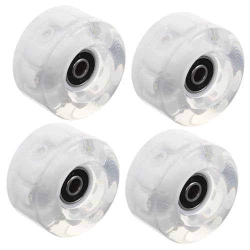 WHAMVOX Skate Shoes Wheels Light-up Wheels for Roller Skates Fashionable Design Easy to Install