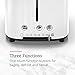 Russell Hobbs TR9150WTR Retro Style 2-Slice Toaster, White
