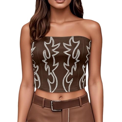 Soutien-gorge sans manches pour femme style bohème chic