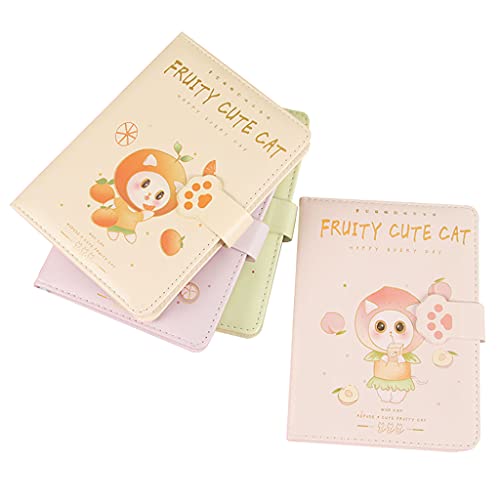 kdjsic A5-Notizbuch, einfach zu schreiben und zu tragen, schönes Cartoon-Cover, Geschenke für Weihnachten, Thanksgiving, 4 Arten zur Auswahl Cover