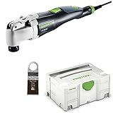 festool deltaschleifer dts 400 req-plus test Ergonomisch: Das schlanke Gehäuse mit gummiertem Griff liegt optimal in der Hand, die Schalter sind optimal p