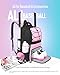COMECOI Softball Bag, Lightweight Baseball Backpack with Shoes Compartment, Baseball Bat Bags with Fence Hook for TBall Bat & Equipment, for Batting Mitten, Helmet, for Girls, Boys, Youth, Adults