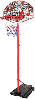 Kiddie Play Youth Basketball Hoop for Kids Indoor and Outdoor Stand 8.7' Portable