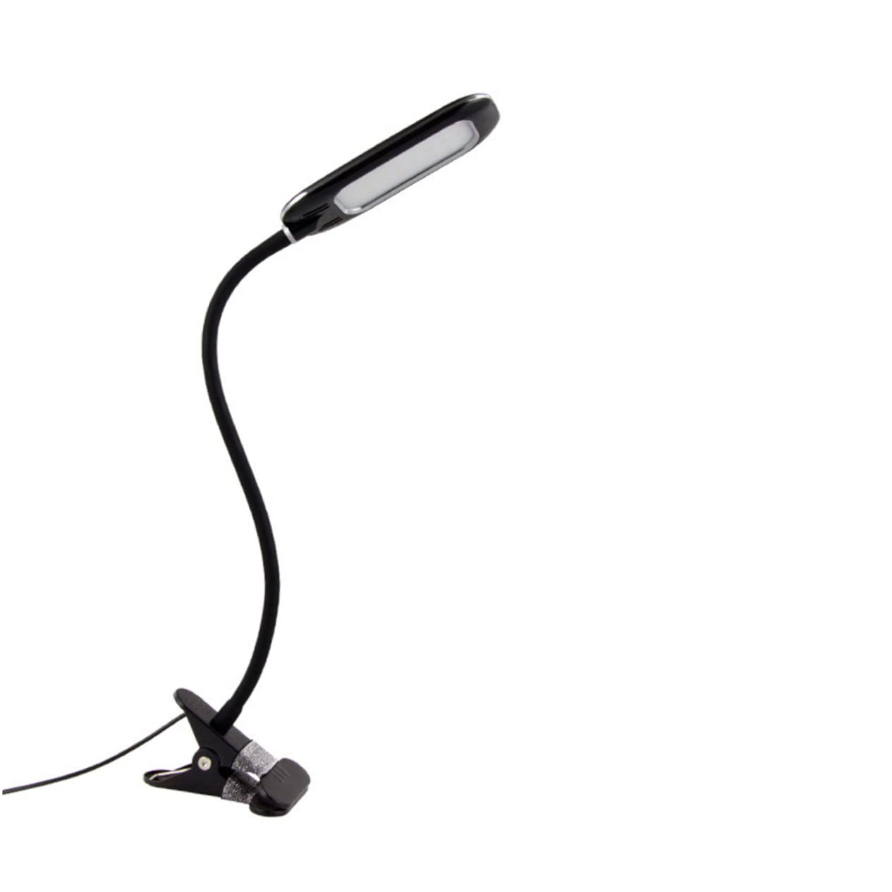 Homoyoyo Clip-on Lamp Led Book Light 3 Brightness Levels Flexible for Bed Reading Travel
