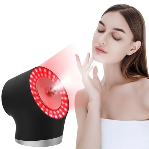 HuuppHip Red Light Therapy Lamp,120W 660nm & 850nm Infrared Lamp with 3 Modes Adjustable, 48 LEDs Infrared Light Therapy for Home/Office Use