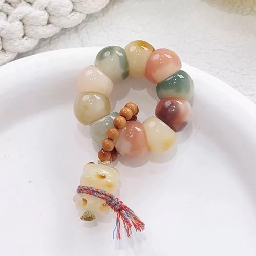 Long tiantian Fidget Bracelet for Women Bodhi Ruarua Fidget Bracelet Bodhi Beads Strentch Bracelet Anxiety Relief Items Jewelry Gifts by Long tiantian - Used condition - Image 7