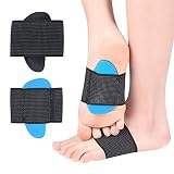 Connfiton Copper Arch Support, Arch Pain Relief Plus Support, Foot Arch Support/Sleeves- Plantar Fas