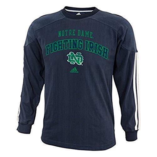 T-shirt adidas Notre Dame Fighting Irish Youth Arch Logo haut de sport enfant taille S bleu