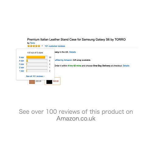 TORRO Custodia Stand in Vera Pelle Compatibile con...