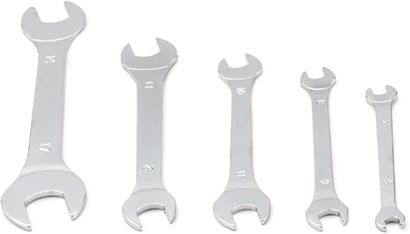 5 Pieces/set Super-Thin Open End Wrench Set Metric 4/4.5/5/5.5/6/7mm Slim Spanner Wrench Set High Carbon Steel Made