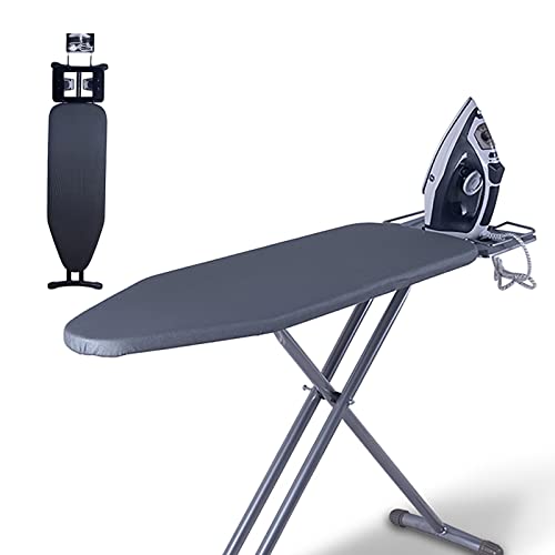 RUCRAK ASSE da Stiro Pieghevole Stira,Camicie Tavolo Mobile Salvaspazio Tavola,Gimi Stiramaniche Mini a Muro Piccolo Mollettone Telo per Stirare sul. (Color : Frosted Black)