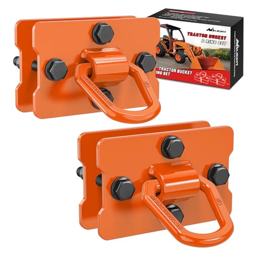 Image of Nilight 1 /2 inch Heavy Duty Trailer D Ring Tie Down Anchors with Backing Plates