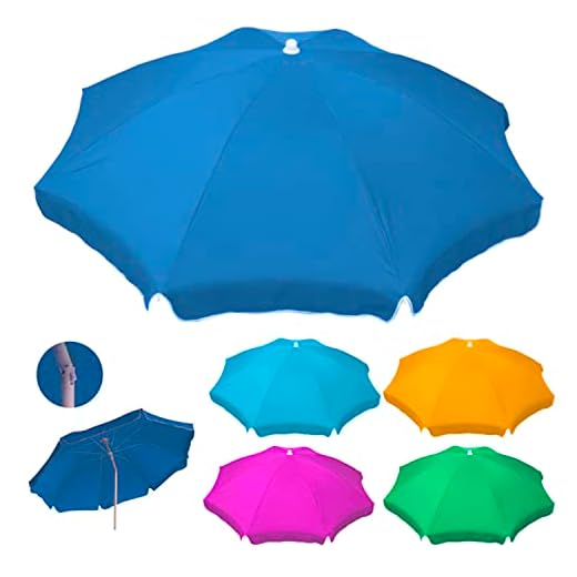 Papillon Sombrilla Playa Poliester 180 cm. Colores Surtidos