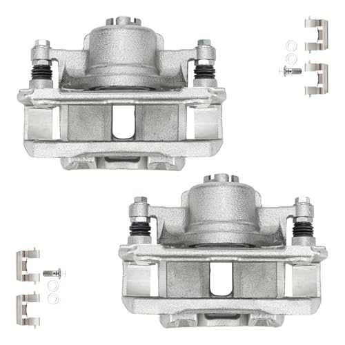 Image of PHILTOP Front Brake Caliper Compatible with 2003-2012 Accord, 1999-2008 TL, 2004-2014 TSX, 1999-2004 RL, 2001-2003 CL, 19-B2584, 19-B2585