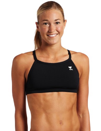 TYR Biquíni esportivo feminino liso Durafast Diamondback para treino
