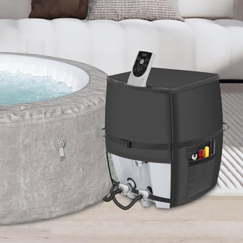Pompe de chauffage de spa couvercle isolant thermique anti-déperdition jardin - 3