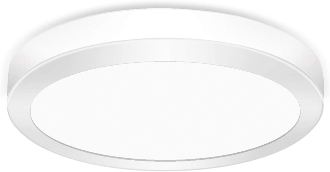 EXTRASTAR LED Ceiling Lights, 18W 1350Lm Bathroom Ceiling Lights, 144W Equivalent, Ø22cm Round Flush LED Ceiling Lamp, Ceiling Light Fitting for Living Room Bedroom-6500K Daylight