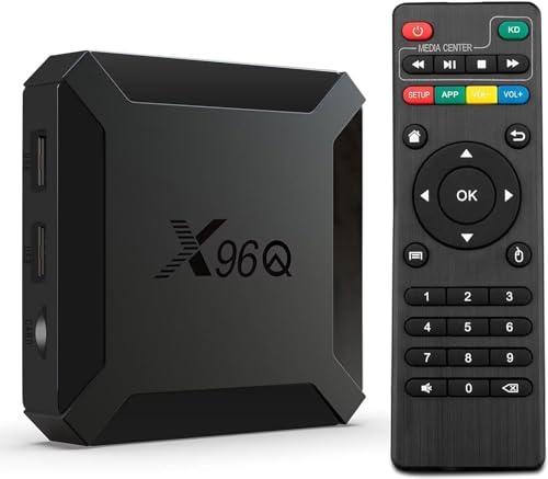 X96Q 2 Go/16 Go Android TV Box Lecteur Multimédia de Diffusion en continu Smart TV Box WiFi, avec...