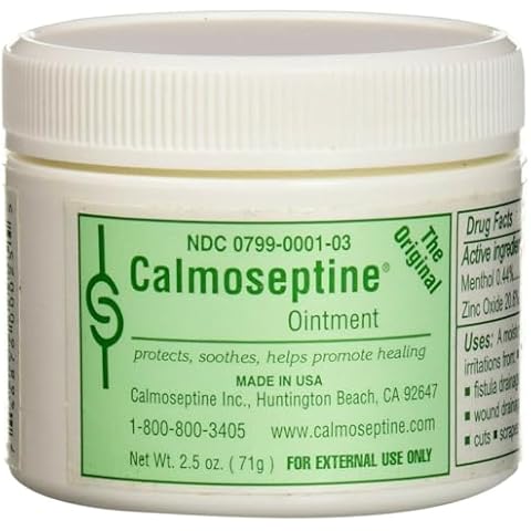 Calmoseptine Ointment - 2.5 Oz Jar Each (Pack of 3) Cover