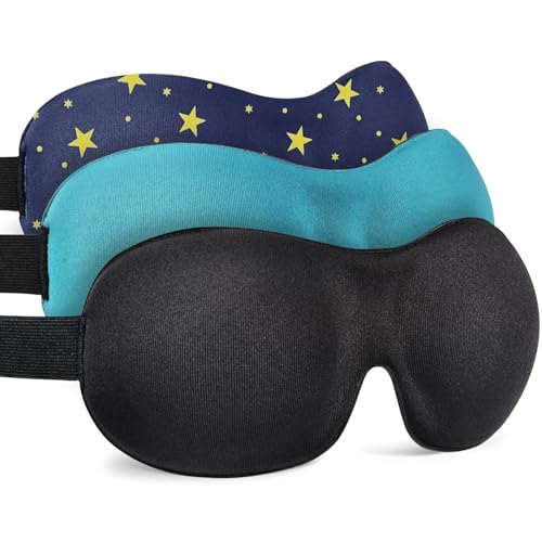 Sleep Mask Invisible Alar Deep Orbit 3D Eye Mask Ultra Lightweight & Comfortable Sleeping