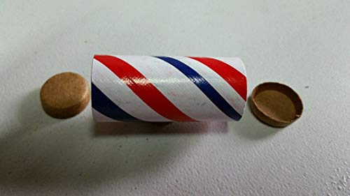 image for Kraft 25 1/4 Stick Fireworks Pyro Tubes and End Plugs Red/White/Blue 1